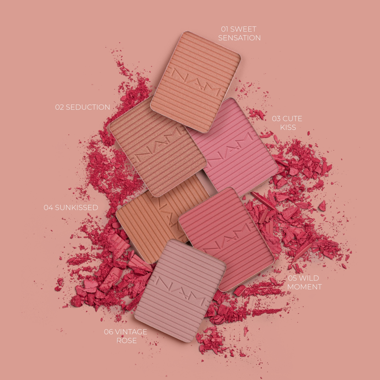 NAM Aksamitny r&oacute;ż do policzk&oacute;w Touch of Color Blusher