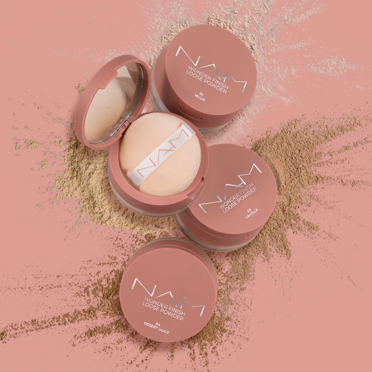 NAM Sypki puder koloryzujący Wonder Finish Loose Powder