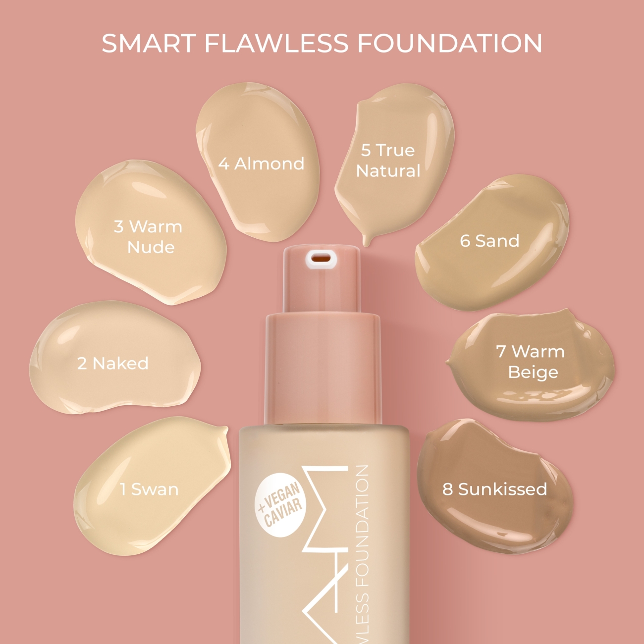 NAM Kryjący i matujący podkład Smart Flawless Foundation