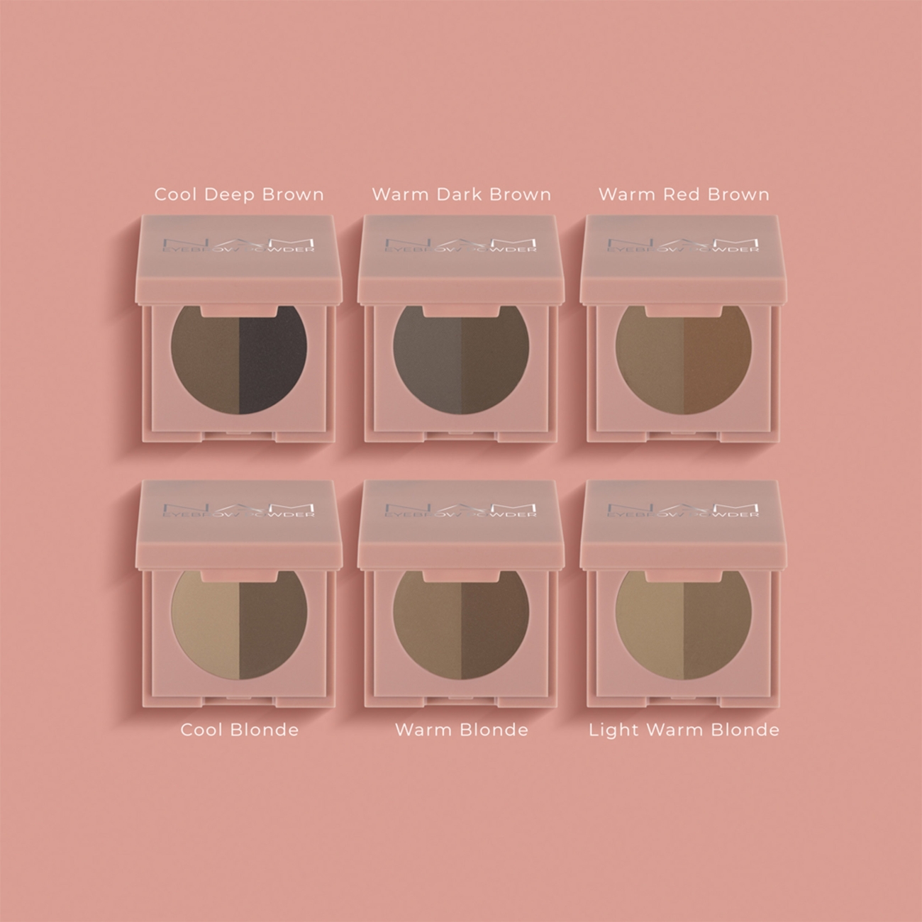 NAM Duo cieni do brwi Eyebrow Powder