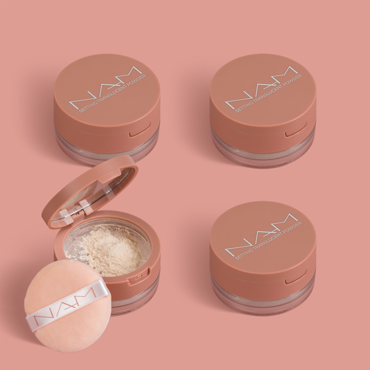 NAM Transparentny puder utrwalający Setting Translucent Powder