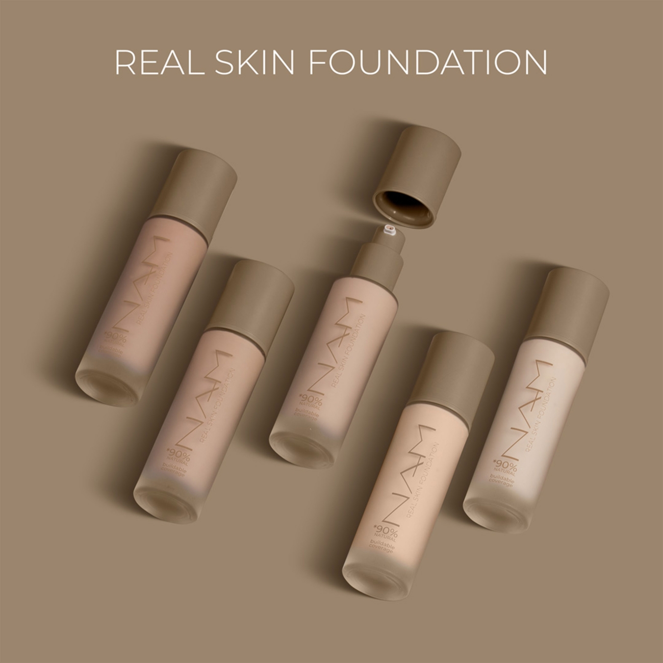 NAM Lekki pielęgnacyjny podkład do twarzy Real Skin Foundation