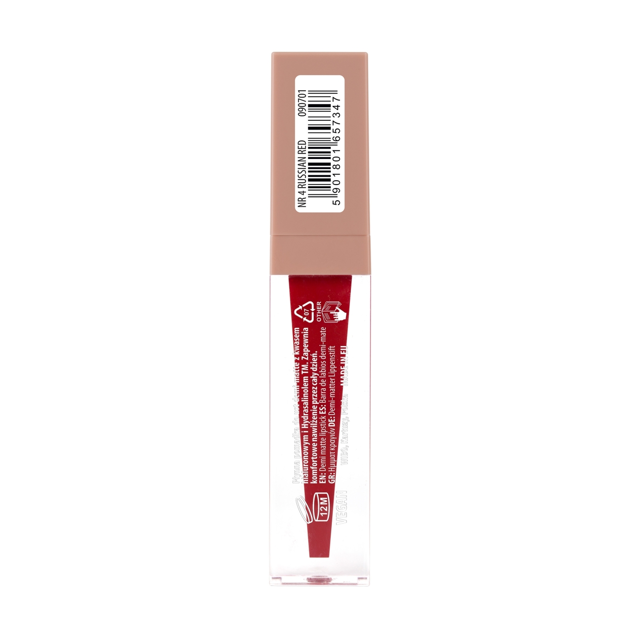 NAM Kremowa pomadka o wykończeniu demi-matte Epic Liquid Lipstick