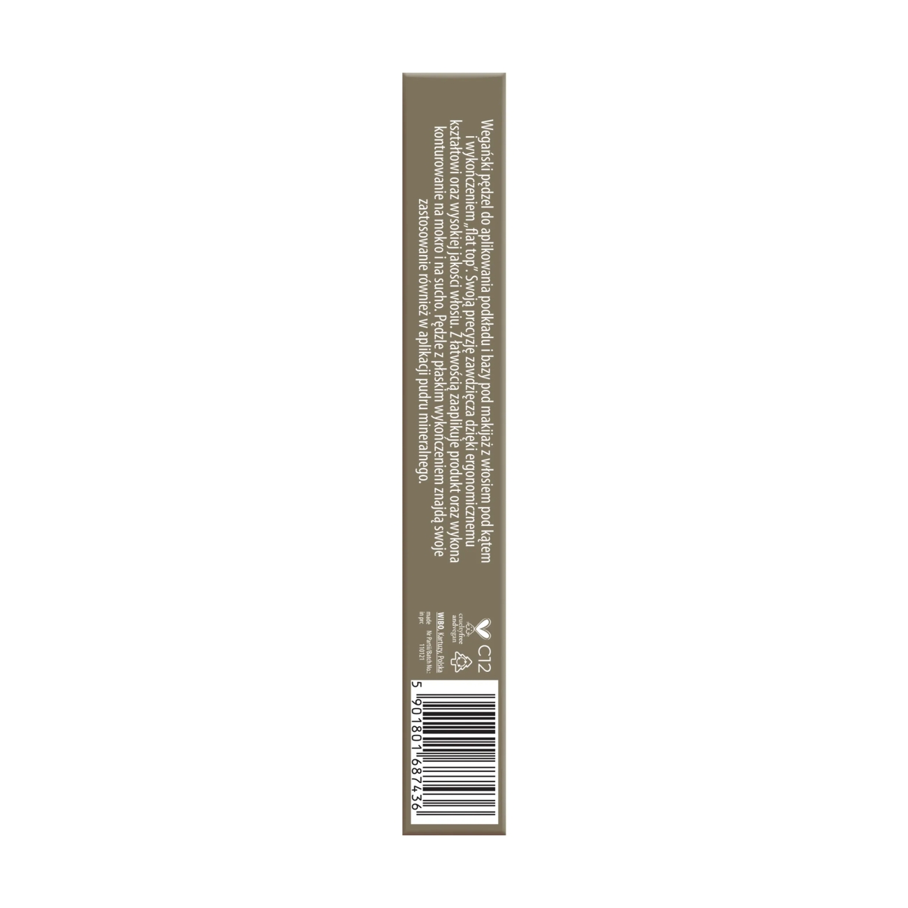 NAM Pędzel kabuki do podkładu i konturowania Foundation Kabuki Brush