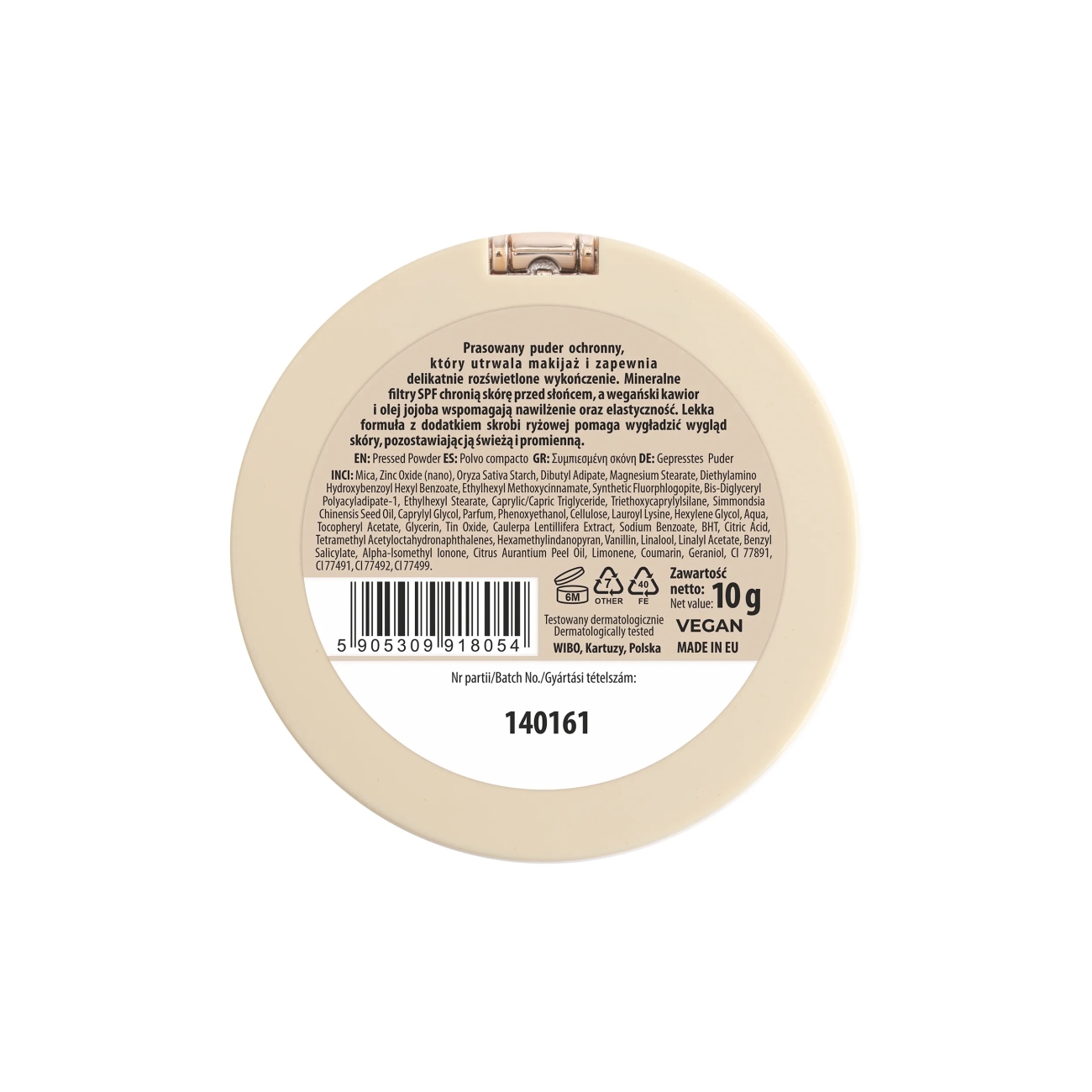 NAM Puder z ochroną przeciwsłoneczną Glow Shield Pressed Powder