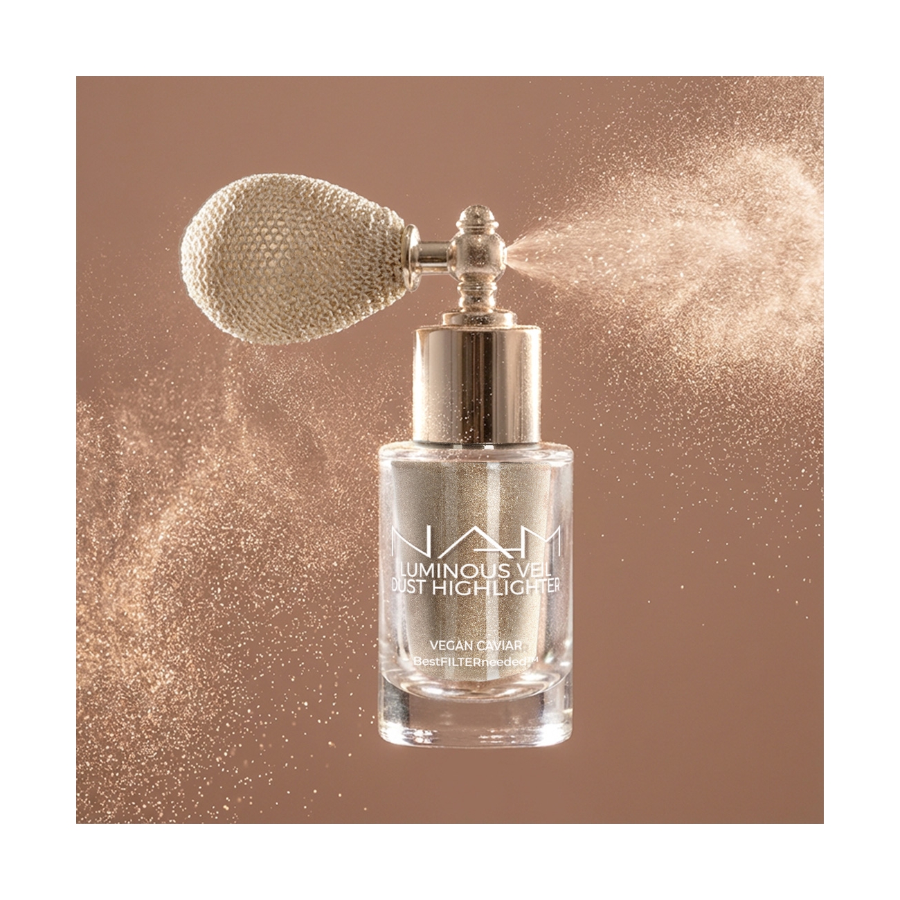 NAM Sypki rozświetlacz do twarzy i ciała Luminous Veil Dust Highlighter